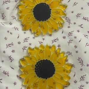 Handmade Yellow Sunflower Coasters
